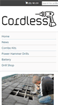 Mobile Screenshot of cordlessdrillsales.com